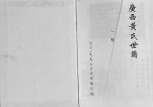 广西黄氏世谱1998年修 广西宾阳黄氏PDF电子版家谱下载