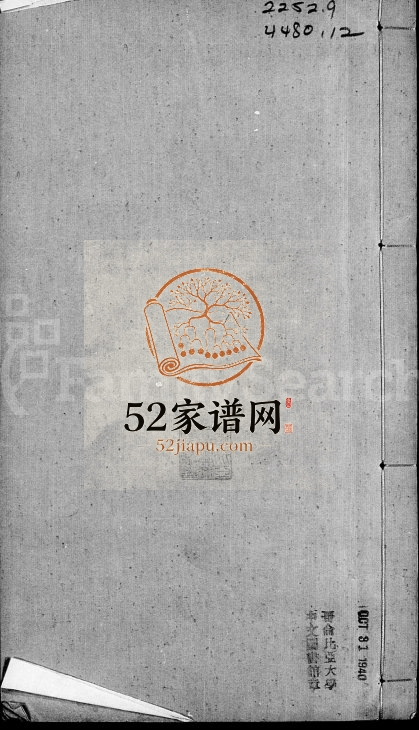 武缘东乡黄氏家乘纂1922年修 广西武鸣黄氏电子版家谱下载