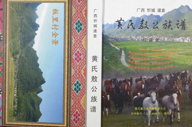 黄氏敖公族谱2016年修 广西忻城江夏堂黄氏电子版家谱下载