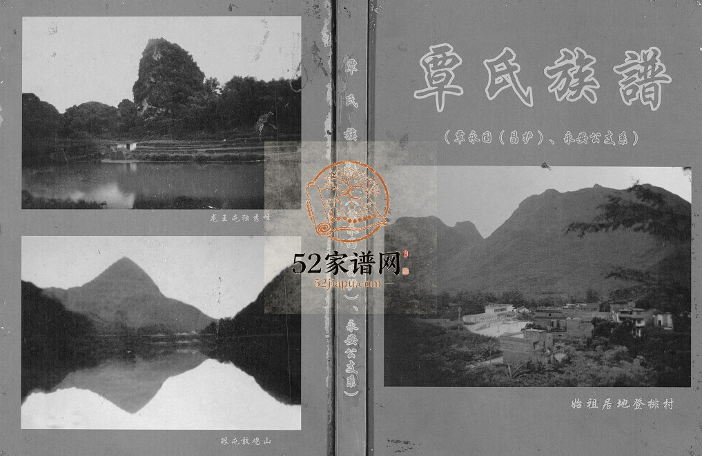 覃氏族谱覃永国昌护永安公支系2013年修 广西平果覃氏电子版家谱下载