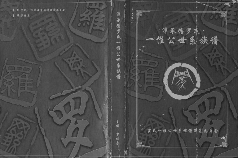 潭承塘罗氏一惟公世系族谱2015年修 广西贵港罗氏完整电子版家谱下载