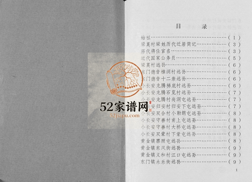 1994年修梁莫村梁家姓族史[不分卷]广西罗城梁氏完整电子版家谱下载