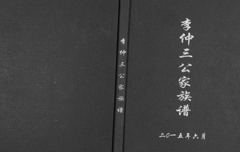 2015年修李仲三公家族谱 广西平南李氏完整电子版家谱下载