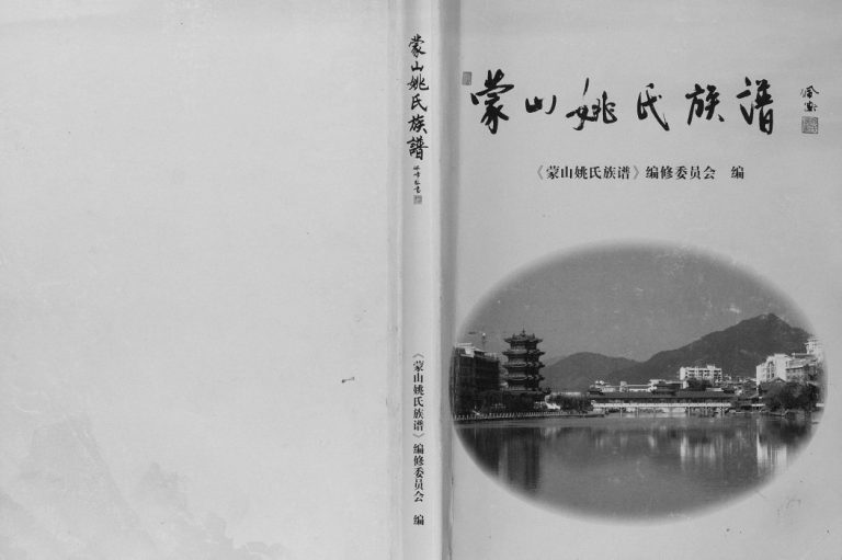 2017年修蒙山姚氏族谱 广西蒙山姚氏明远 法旺 景清 坝头 三河联修完整电子版家谱下载