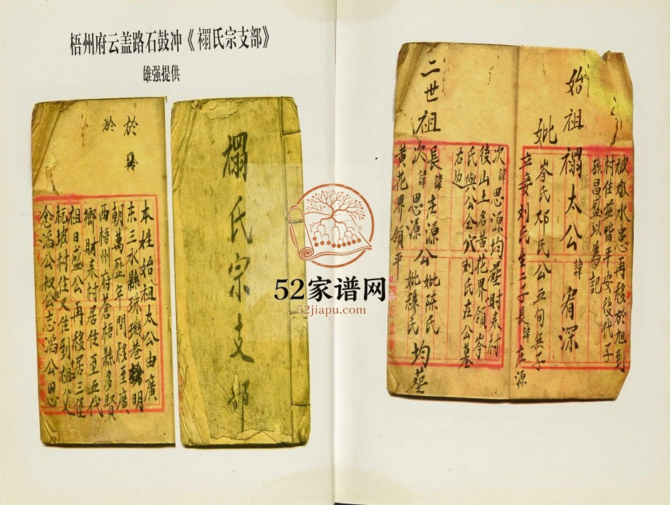 2003年修财来禤氏族谱 广西苍梧禤氏完整电子版家谱下载