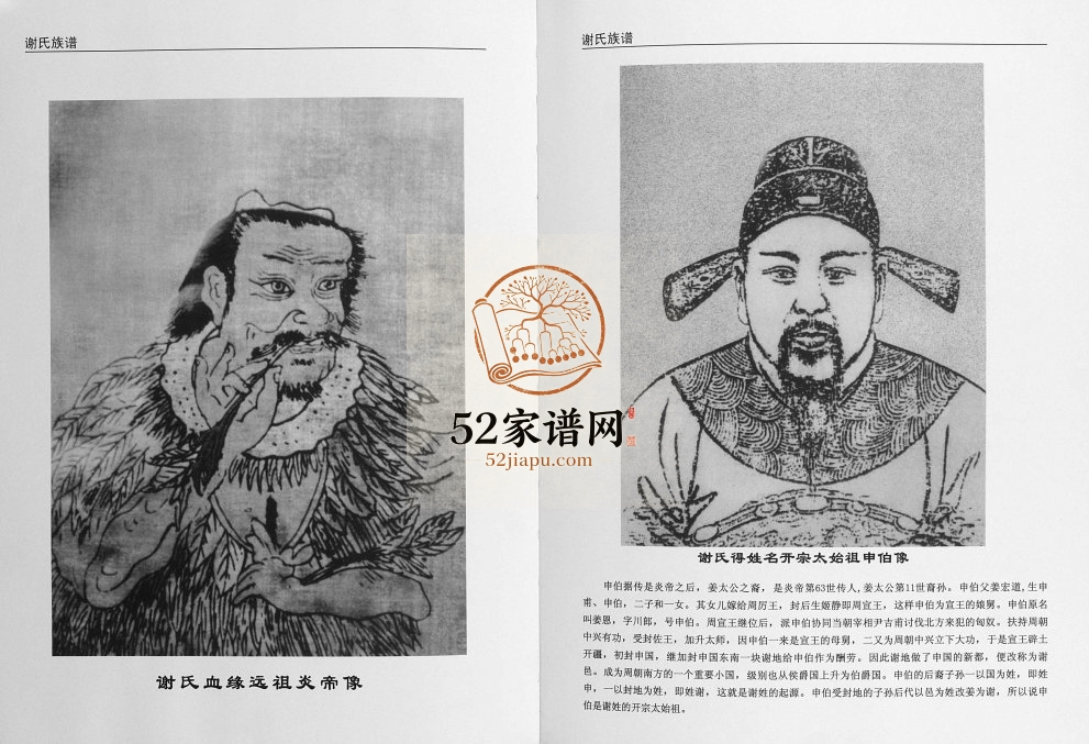 2013年修谢氏族谱 广西苍梧谢氏电子版家谱下载