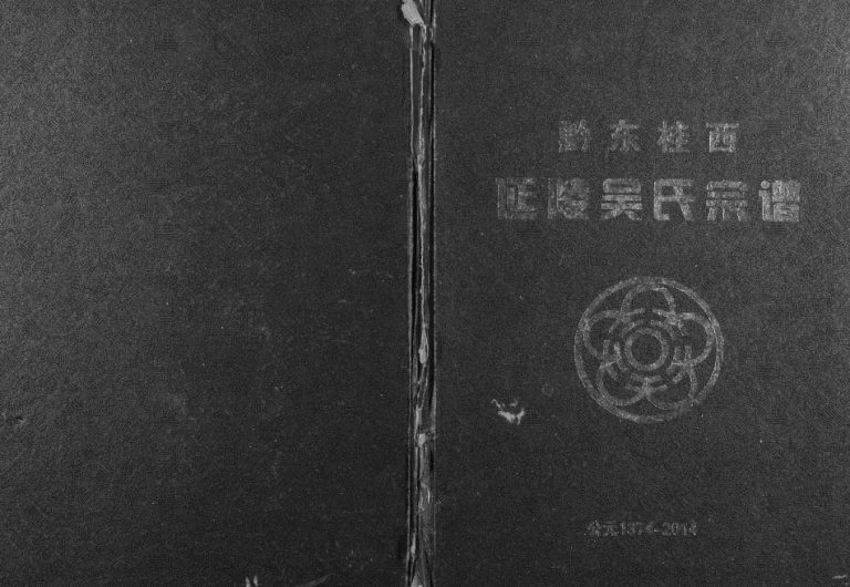 2014年修黔东桂西延陵吴氏续修宗谱 广西凌云吴氏完整电子版家谱下载