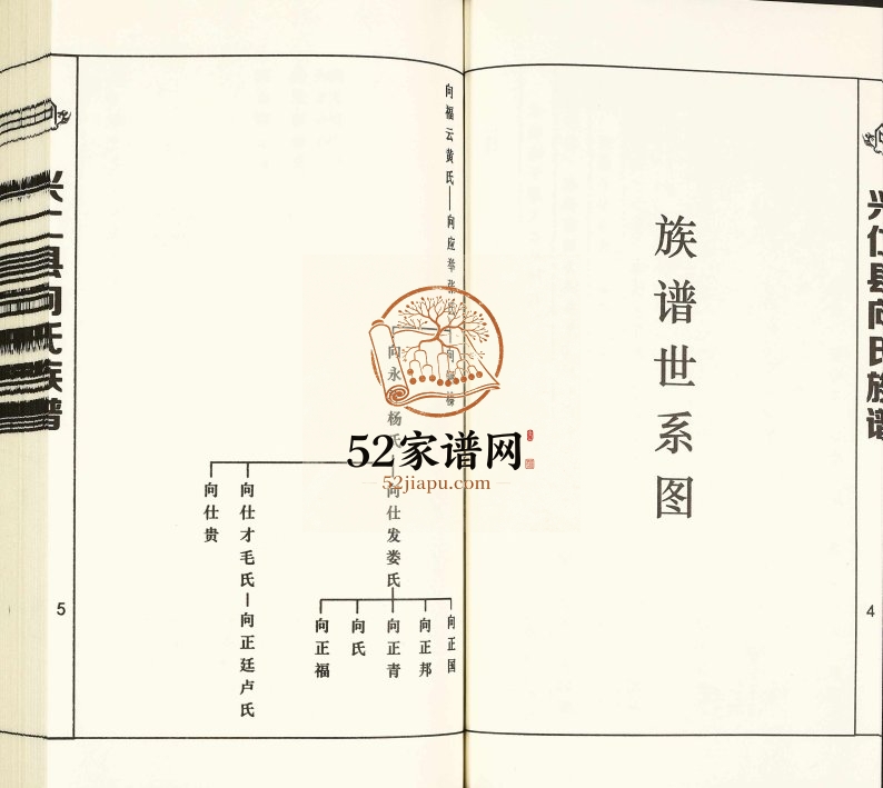 2017年修巴铃镇向氏族谱 贵州兴仁向氏完整电子版家谱下载