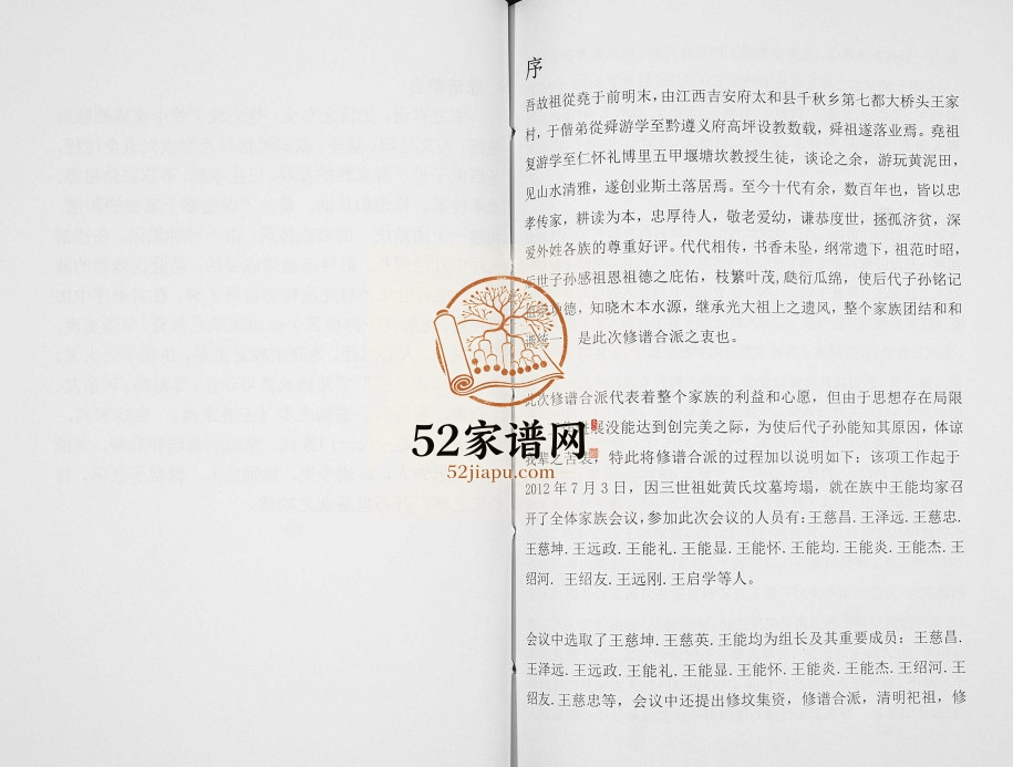 2016年修王氏宗谱[不分卷]贵州遵义三槐堂王氏完整电子版家谱下载
