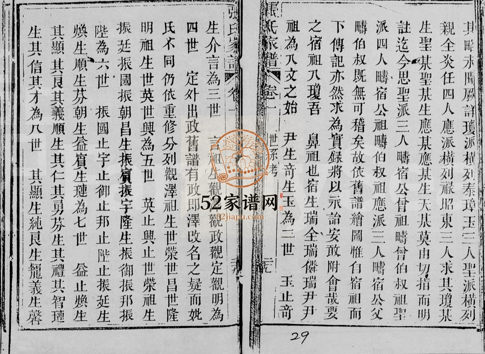 1904年修张氏家谱[存卷]海南文昌张氏电子版家谱下载