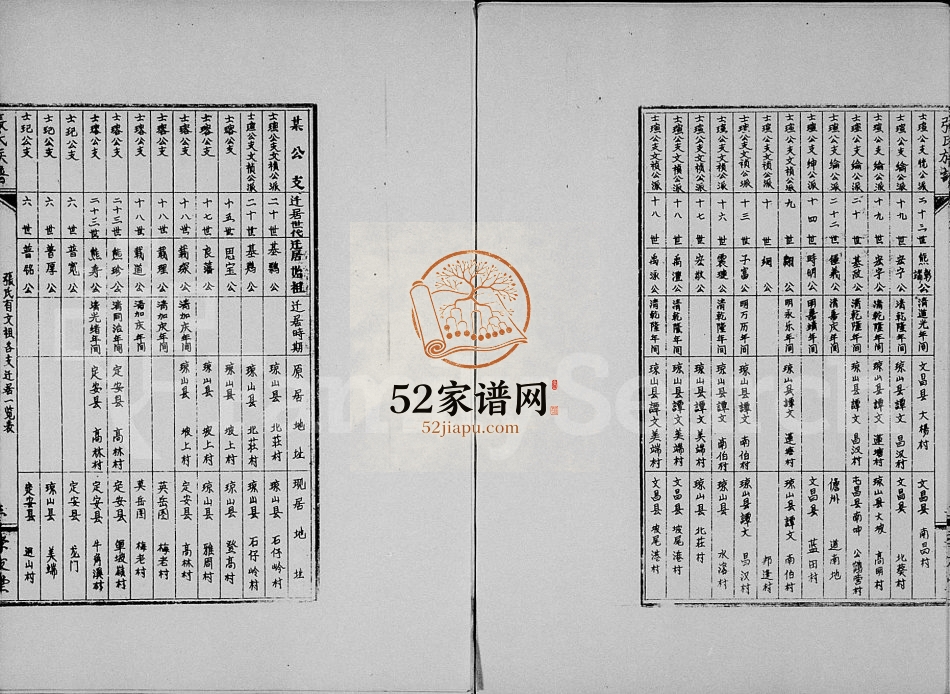 1980年修张氏族谱 海南定安孝友堂张氏完整电子版家谱下载