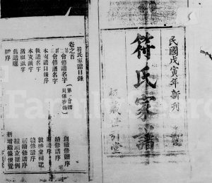 1938年修符氏家谱[3卷首1卷]海南琼海世引堂符氏电子版家谱下载
