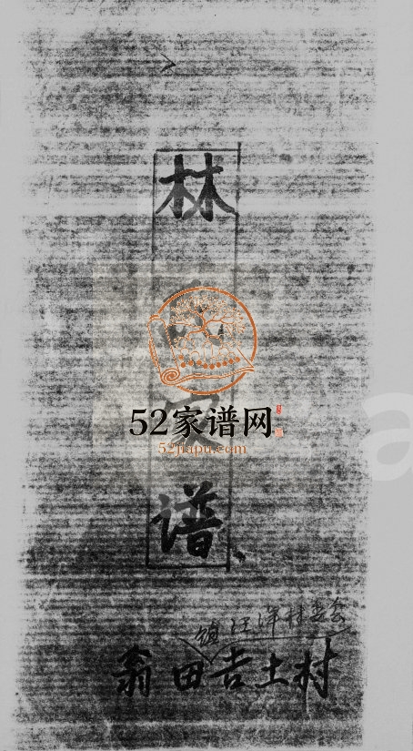 1897年修林氏家谱[存卷]海南文昌忠孝堂林氏电子版家谱下载