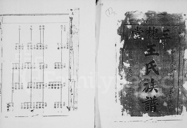 1979年修三槐堂王氏族谱[残卷]海南澄迈王氏电子版家谱下载