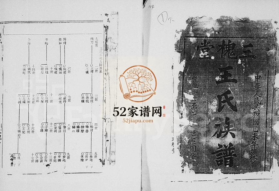 1979年修三槐堂王氏族谱[残卷]海南澄迈王氏电子版家谱下载