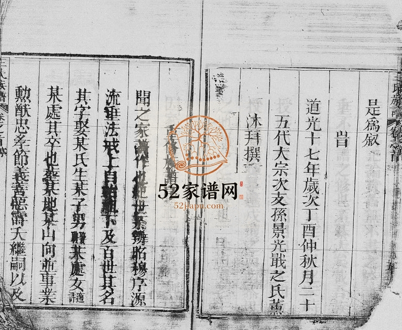 1872年修王氏族谱[残卷]海南琼山-澄迈燕贻堂王氏电子版家谱下载