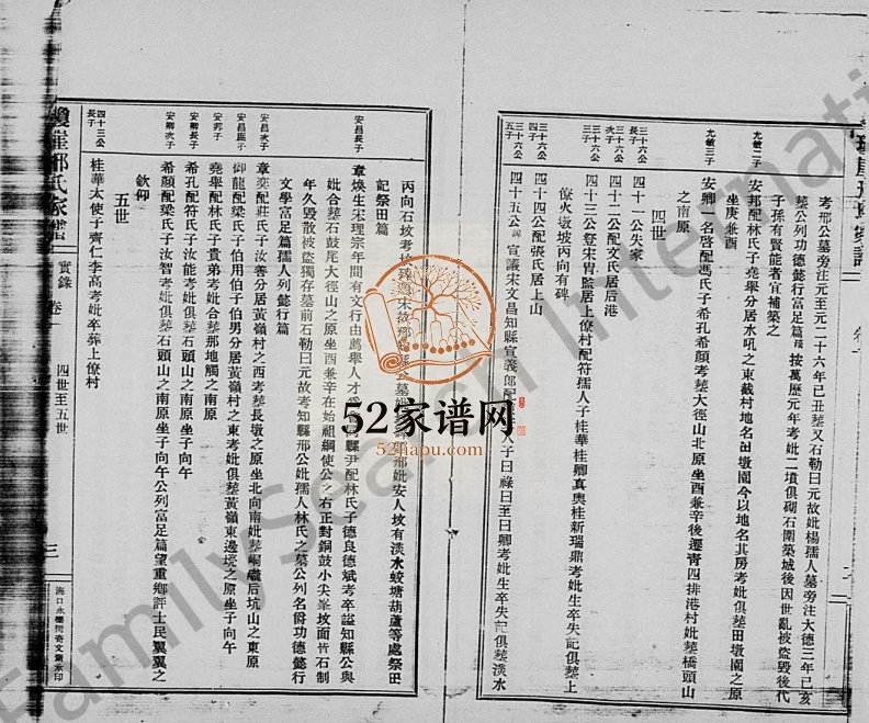 琼崖邢氏家谱实录[46卷]海南文昌邢氏电子版家谱下载
