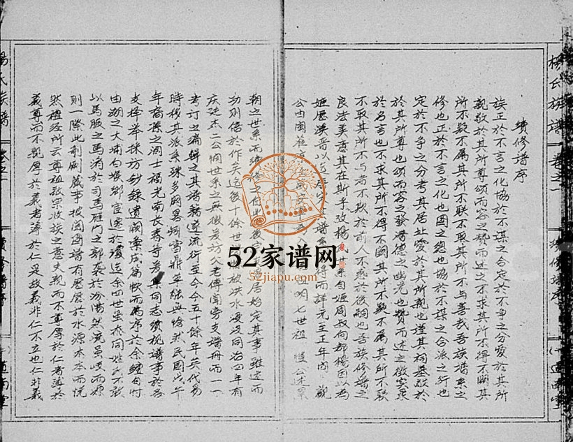 1980年重修杨氏族谱 海南琼山道南堂杨氏完整电子版家谱下载