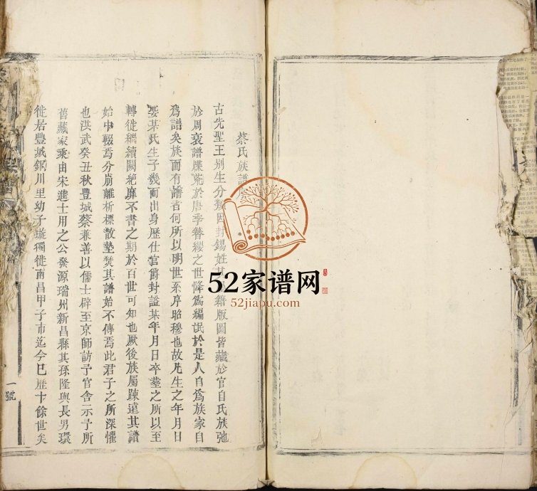1868年修蔡氏大成族谱[不分卷]江西丰城济阳堂蔡氏电子版家谱下载