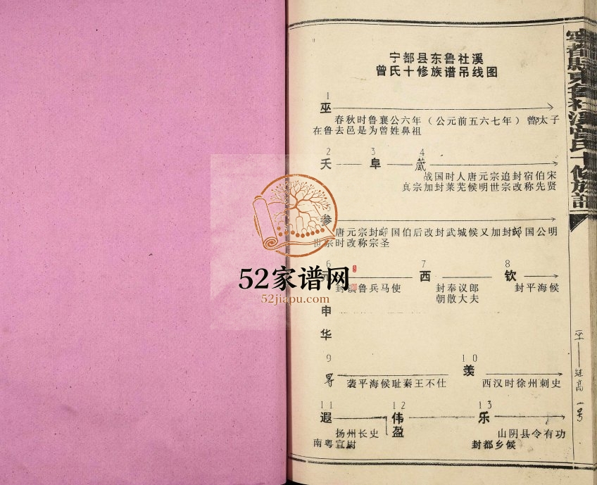 1995年宁都县东鲁社溪曾氏十修族谱 江西赣州市曾氏完整电子版家谱下载