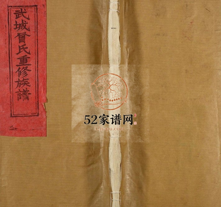 1995年修武城曾氏宗谱 江西广信曾氏完整电子版家谱下载