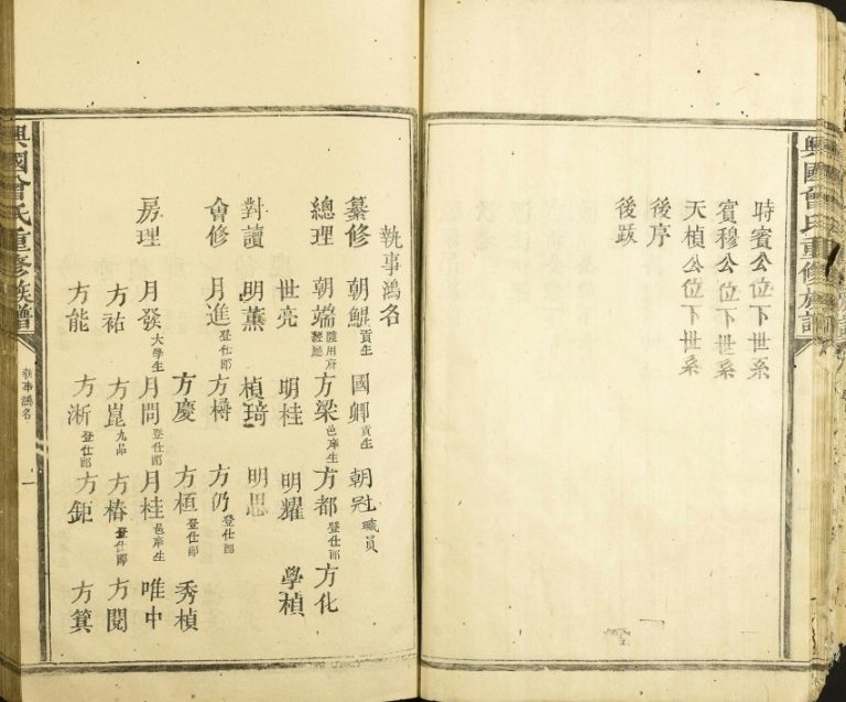 1806年兴国曾氏重修族谱[4卷]江西赣州曾氏完整电子版家谱下载