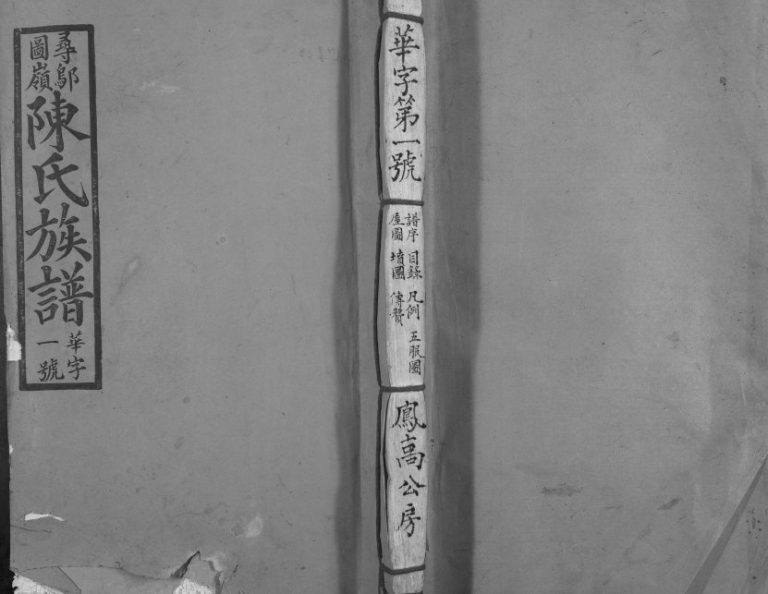 1928年寻邬图岭陈氏初修族谱 江西寻乌颍川堂陈氏完整电子版家谱下载