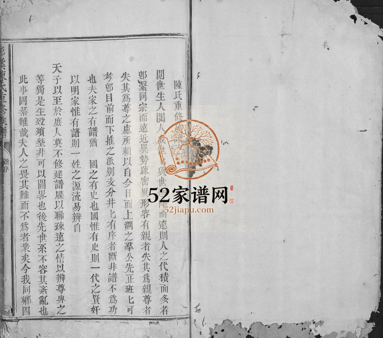 1823年彭溪陈氏重修族谱[11卷]江西瑞金陈氏电子版家谱下载