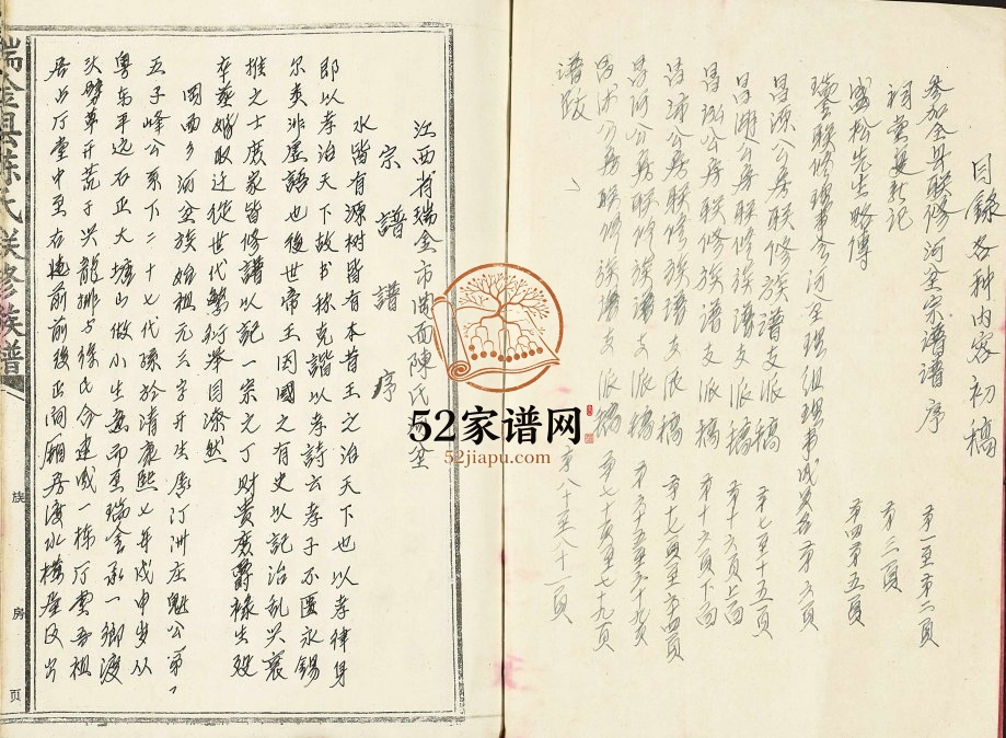 1995年瑞金县陈氏联修族谱 江西陈氏完整电子版家谱下载