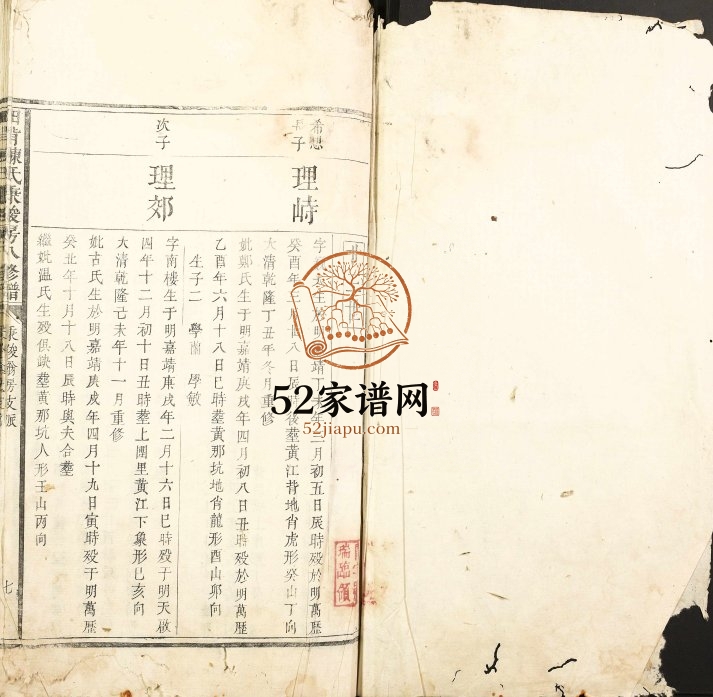 1797年田背陈氏秉俊房八修谱 江西宁都陈氏完整电子版家谱下载