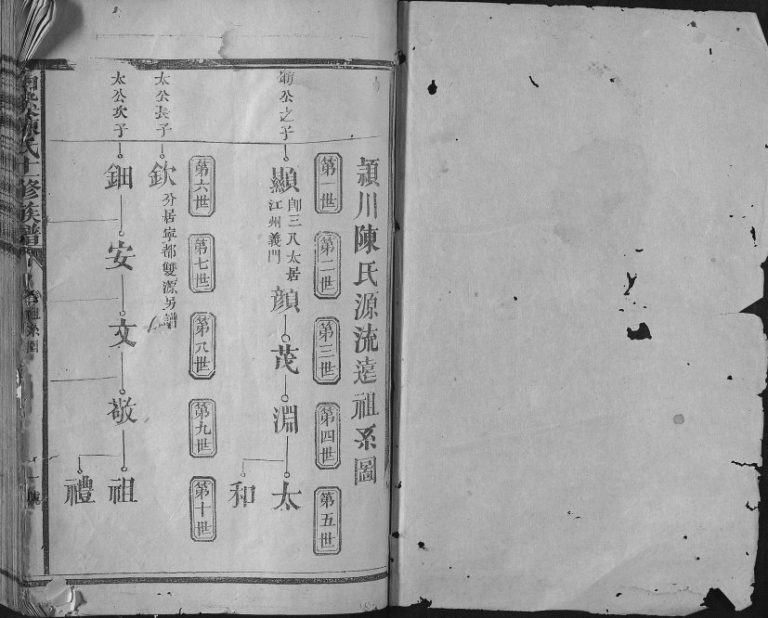 1943年白溪陈氏十一修族谱 江西瑞金陈氏电子版家谱下载