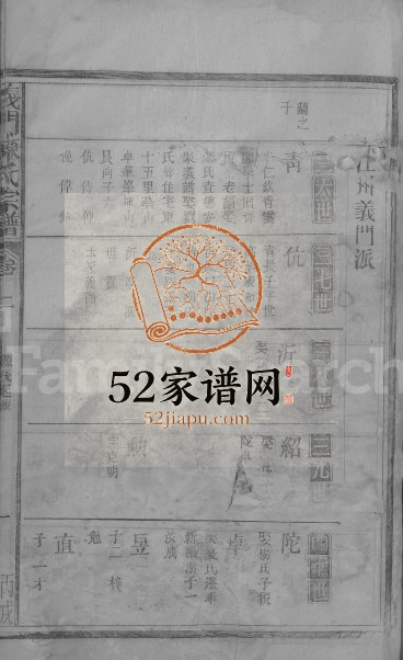 1946年修义门陈氏宗谱 江西湖口陈氏电子版族谱下载