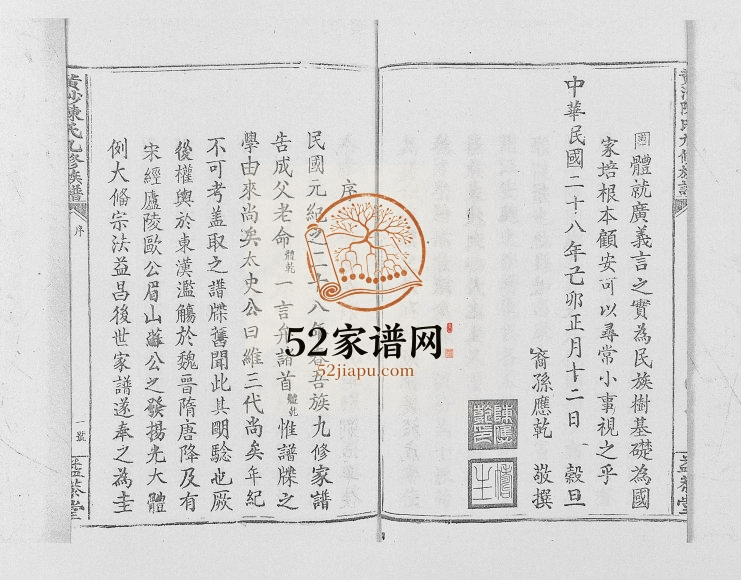 1939年黄沙陈氏九修族谱 江西赣州 赣县区阳埠乡益恭堂陈氏完整电子版家谱下载
