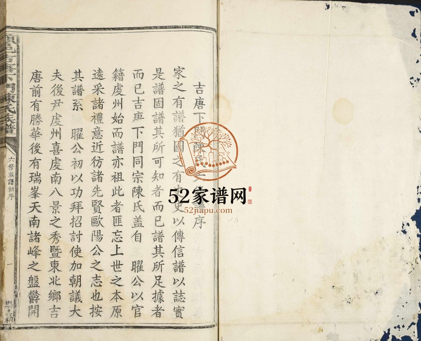 1909年六修赣县吉唐下门陈氏族谱 江西赣州陈氏完整电子版族谱下载