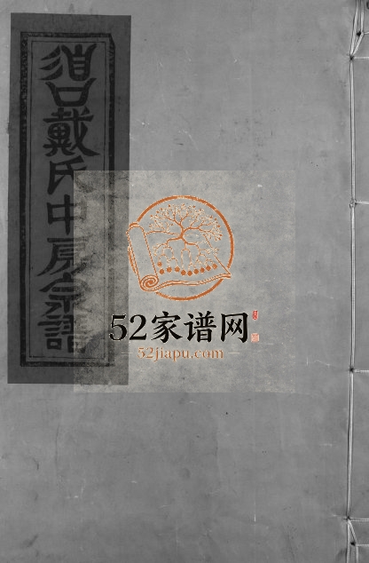 1999年重修谯国戴氏宗谱[3卷]江西乐平戴氏完整电子版族谱下载