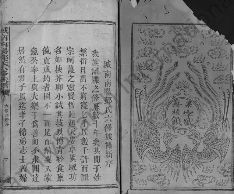 1906年城南南阳邓氏六修族谱[不分卷]江西宁都邓氏完整电子版家谱下载