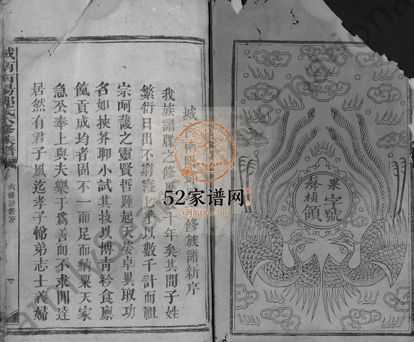 1906年城南南阳邓氏六修族谱[不分卷]江西宁都邓氏完整电子版家谱下载