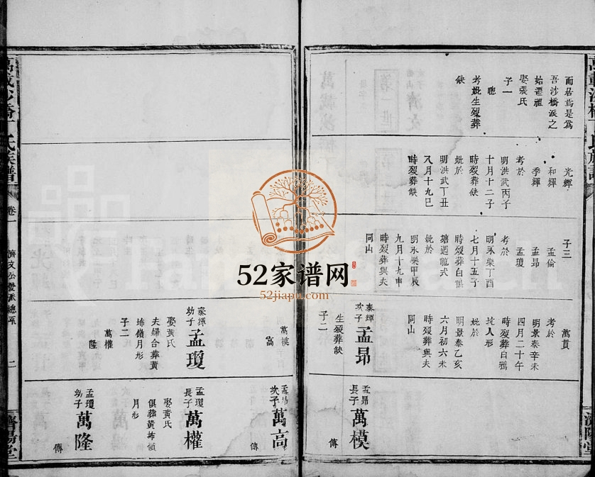 1890年修万载沙桥丁氏族谱[12卷]江西济阳堂丁氏电子版家谱下载