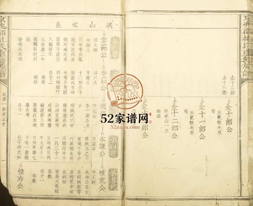 1883年京兆郡杜氏重修族谱 江西赣县区杜氏完整电子版家谱下载