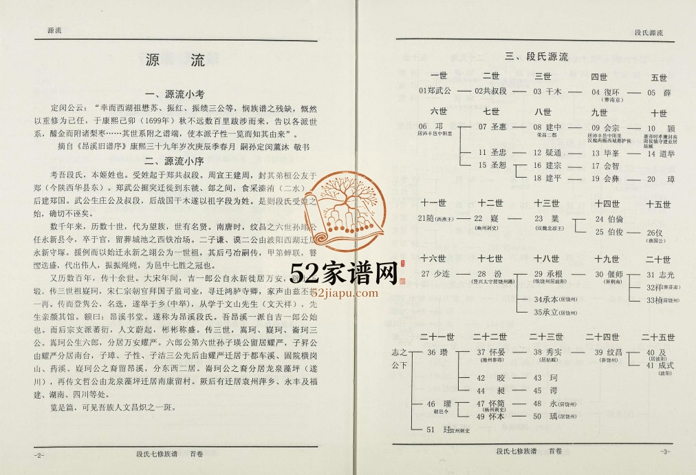2012年段氏七修族谱 江西万安京兆堂段氏电子版家谱下载