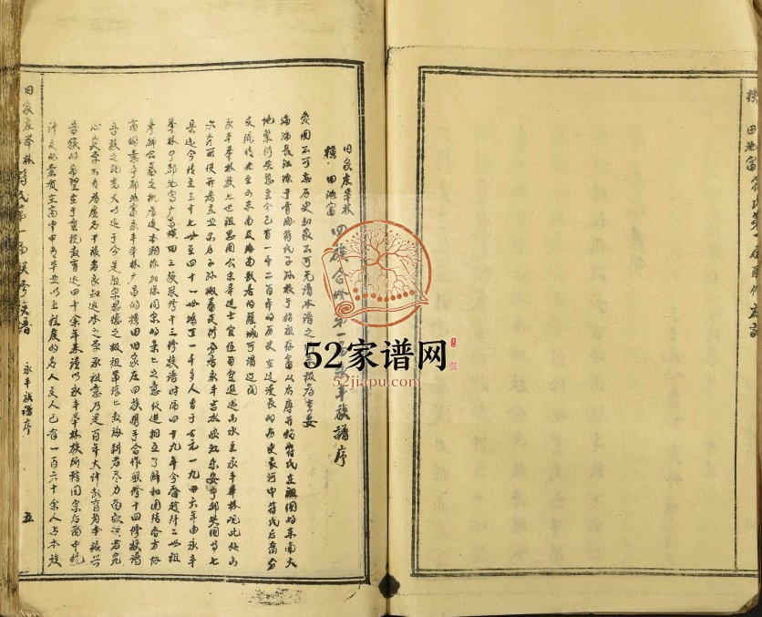 1994年旧家庄举林横田池富符氏合修族谱 江西宁都 广昌 横田 永丰符氏完整电子版家谱下载