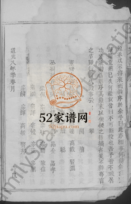 1828年修傅氏宗谱 江西都昌傅氏电子版族谱下载