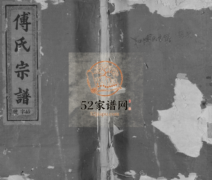 1920年修傅氏宗谱[3卷首1卷]福建上杭 江西广信傅氏电子版族谱下载