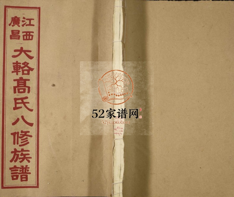 1995年江西广昌大辂高氏八修族谱 江西抚州高氏完整电子版家谱下载