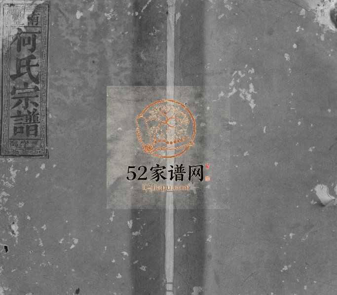1886年修南丰何氏宗谱[卷数不详]江西广信何氏电子版族谱下载
