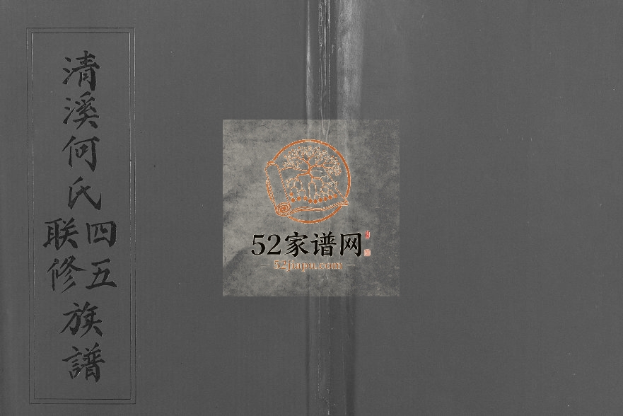 1998年清溪何氏四五联修族谱[25卷]江西赣县区 宁都何氏完整电子版家谱下载