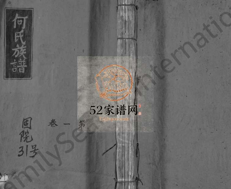 1985年赣雩何氏五修族谱[3卷]江西于都何氏电子版家谱下载