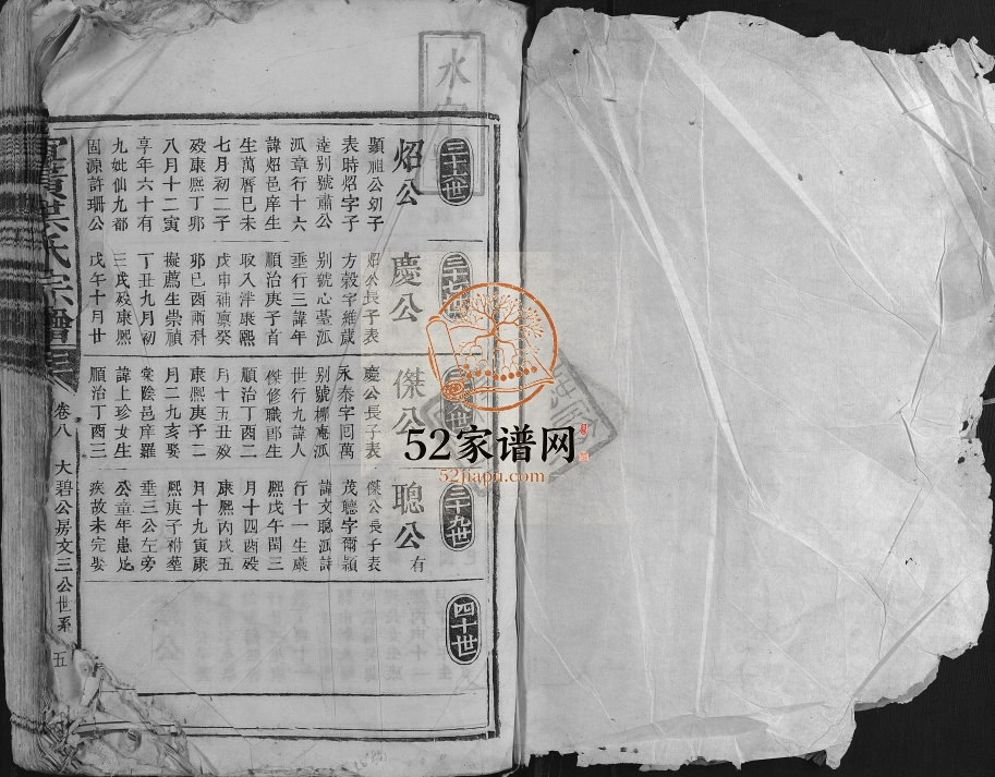 1737年修宜黄洪氏宗谱 江西宜黄洪氏电子版族谱下载