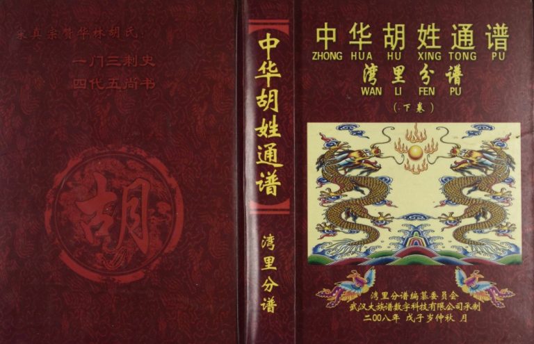 2008年修中华胡姓通谱湾里分谱(下卷) 江西电子版族谱下载