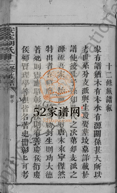1946年安定胡氏十二修族谱[不分卷]江西宁都胡氏电子版家谱下载